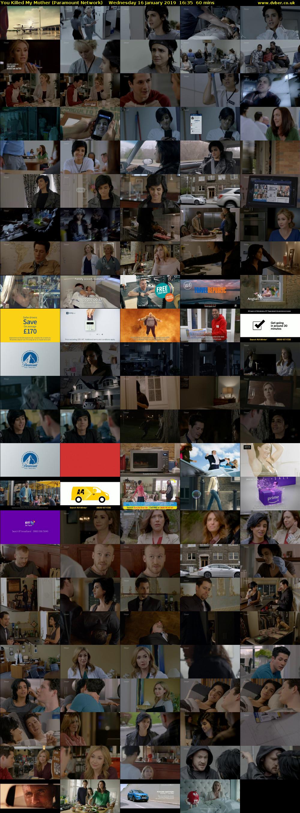 You Killed My Mother (Paramount Network) Wednesday 16 January 2019 16:35 - 17:35