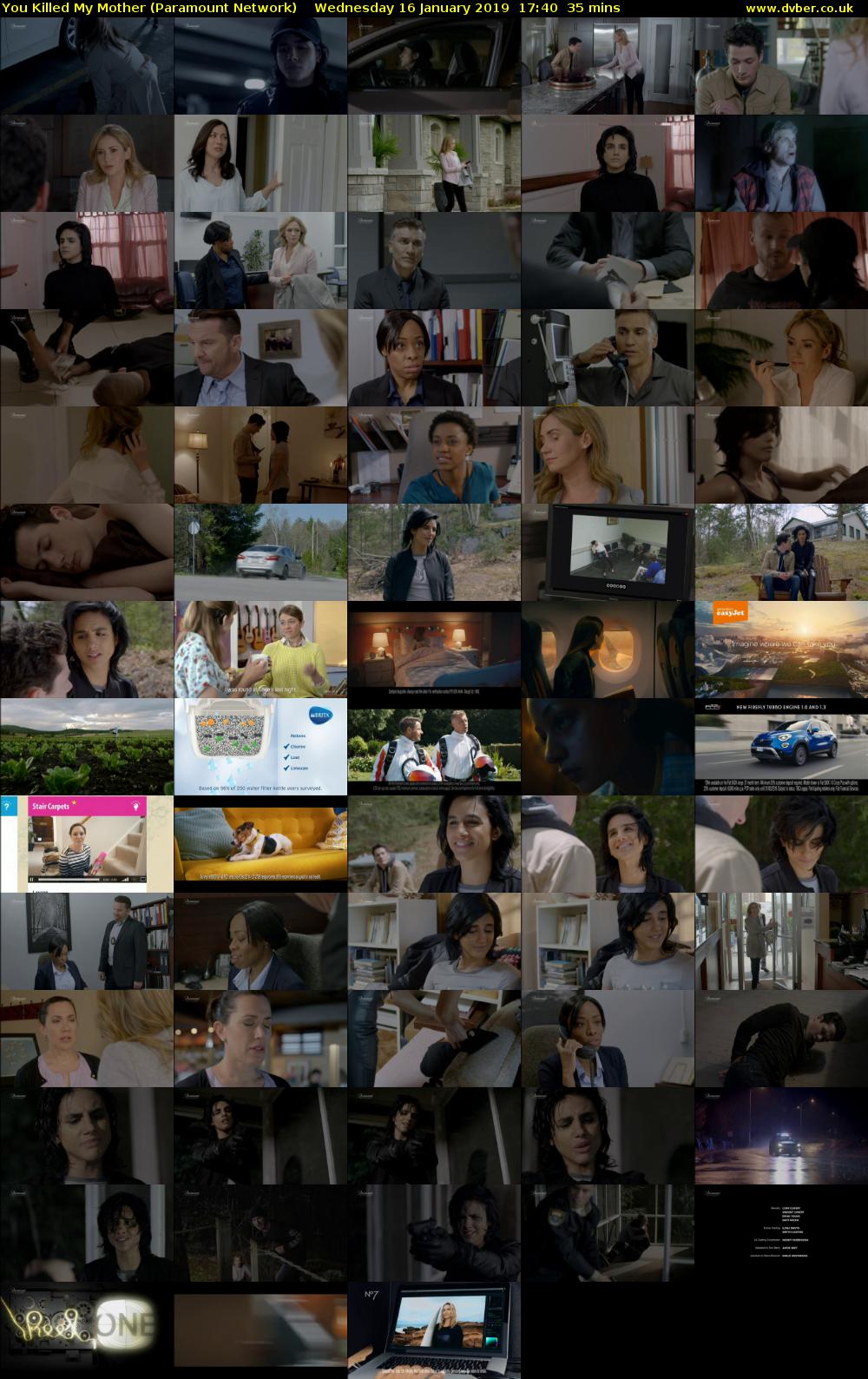 You Killed My Mother (Paramount Network) Wednesday 16 January 2019 17:40 - 18:15