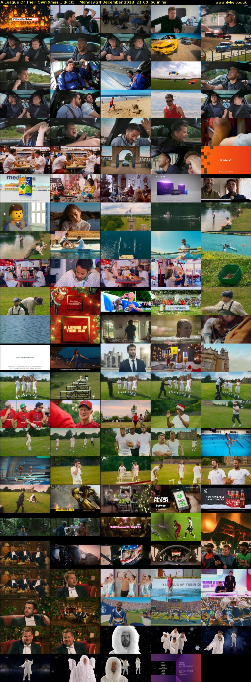 A League Of Their Own Xmas... (Pick) Monday 24 December 2018 21:00 - 22:00