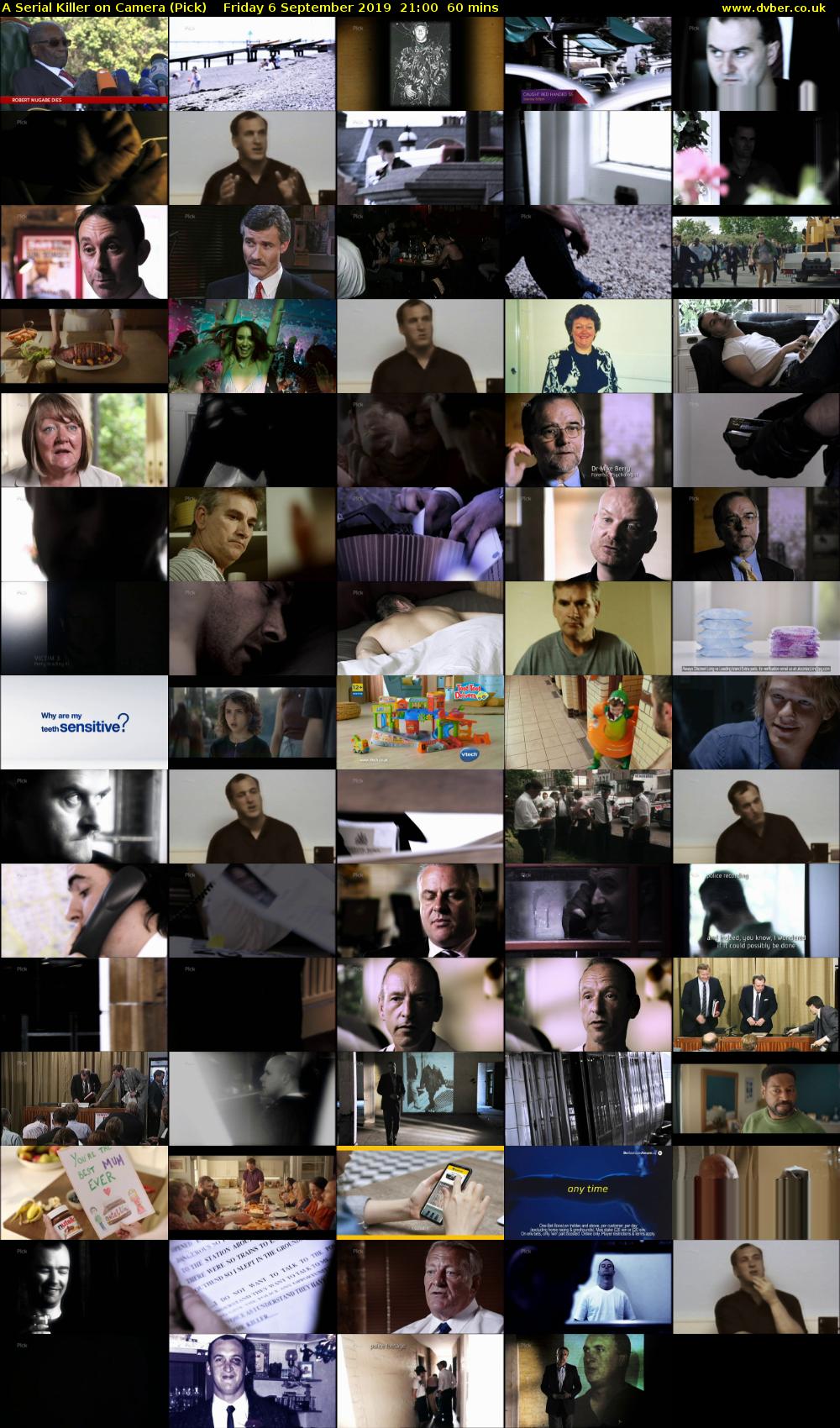 A Serial Killer on Camera (Pick) Friday 6 September 2019 21:00 - 22:00