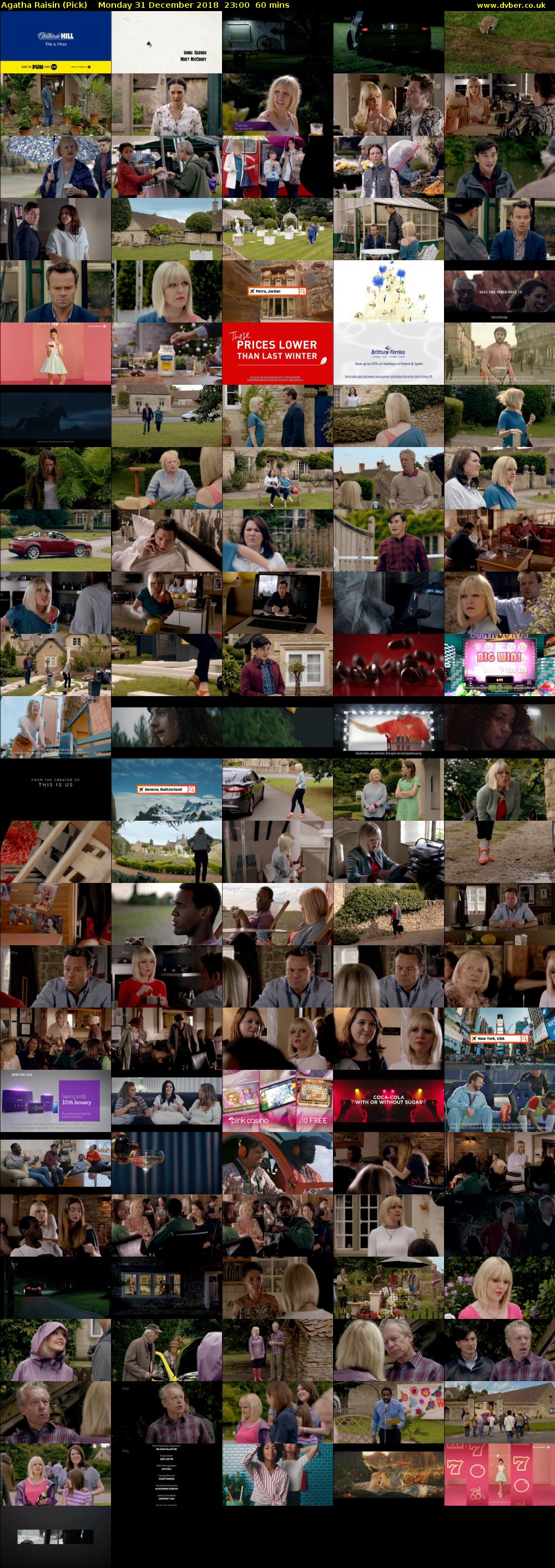 Agatha Raisin (Pick) Monday 31 December 2018 23:00 - 00:00