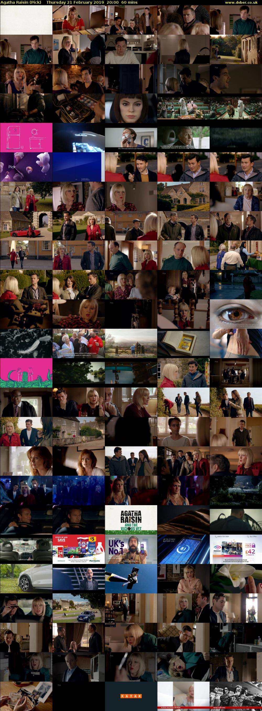 Agatha Raisin (Pick) Thursday 21 February 2019 20:00 - 21:00