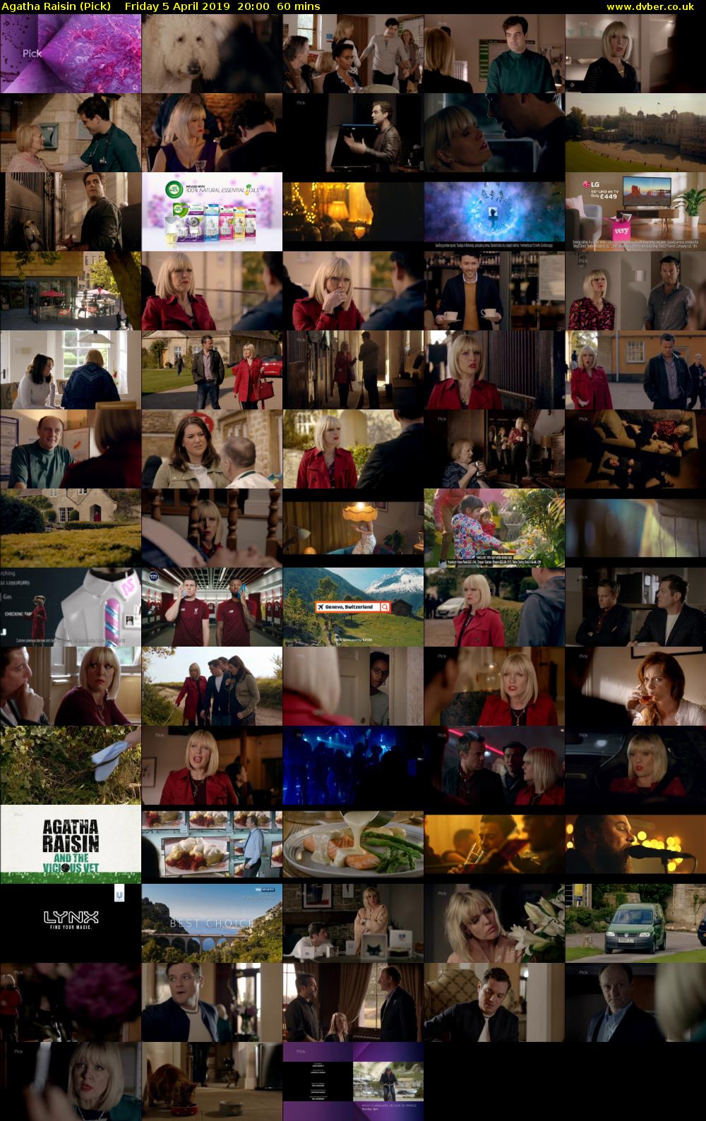 Agatha Raisin (Pick) Friday 5 April 2019 20:00 - 21:00