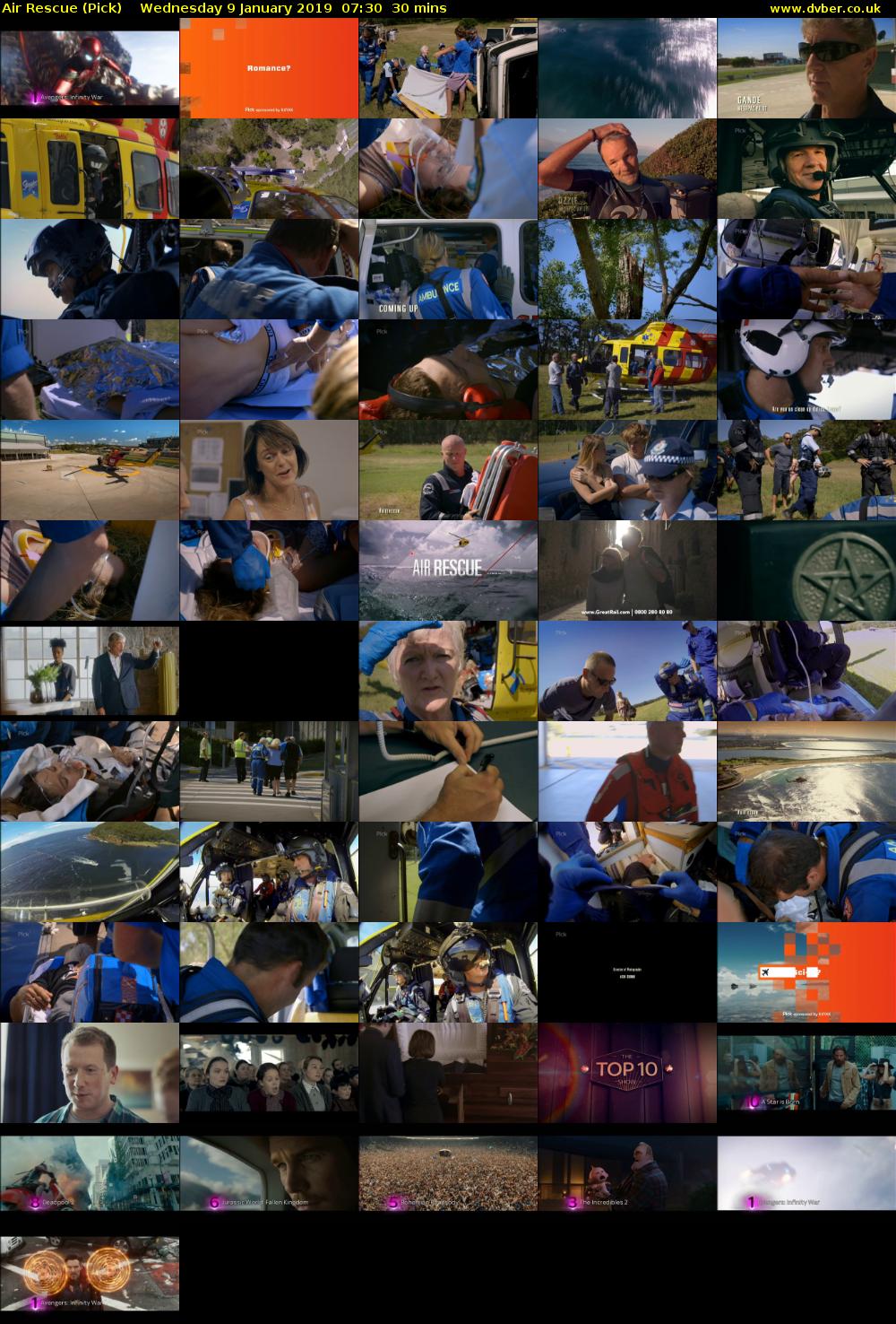 Air Rescue (Pick) Wednesday 9 January 2019 07:30 - 08:00