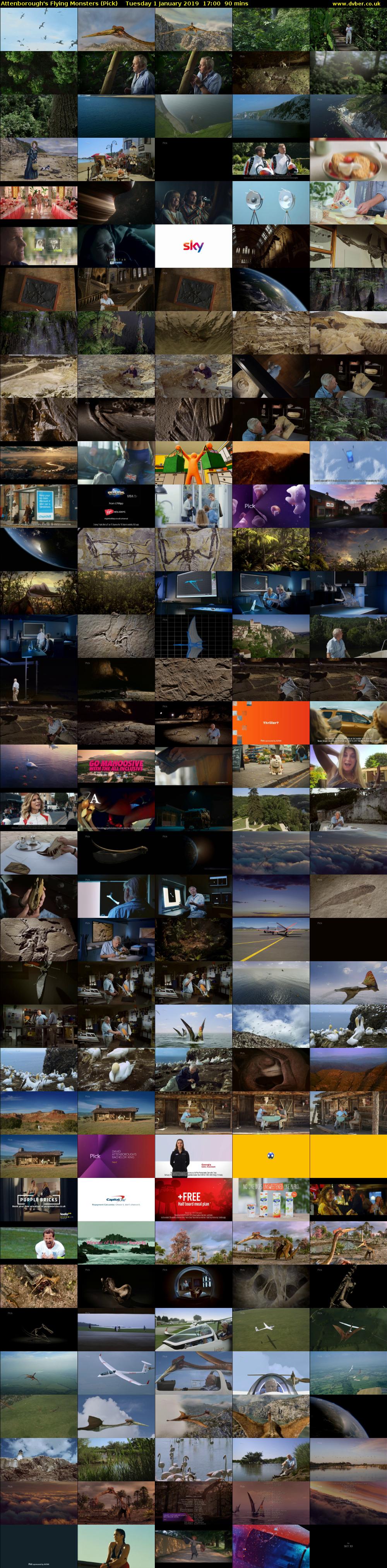 Attenborough's Flying Monsters (Pick) Tuesday 1 January 2019 17:00 - 18:30