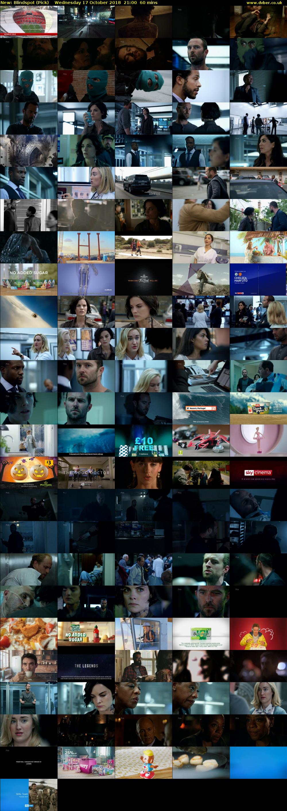 Blindspot (Pick) Wednesday 17 October 2018 21:00 - 22:00