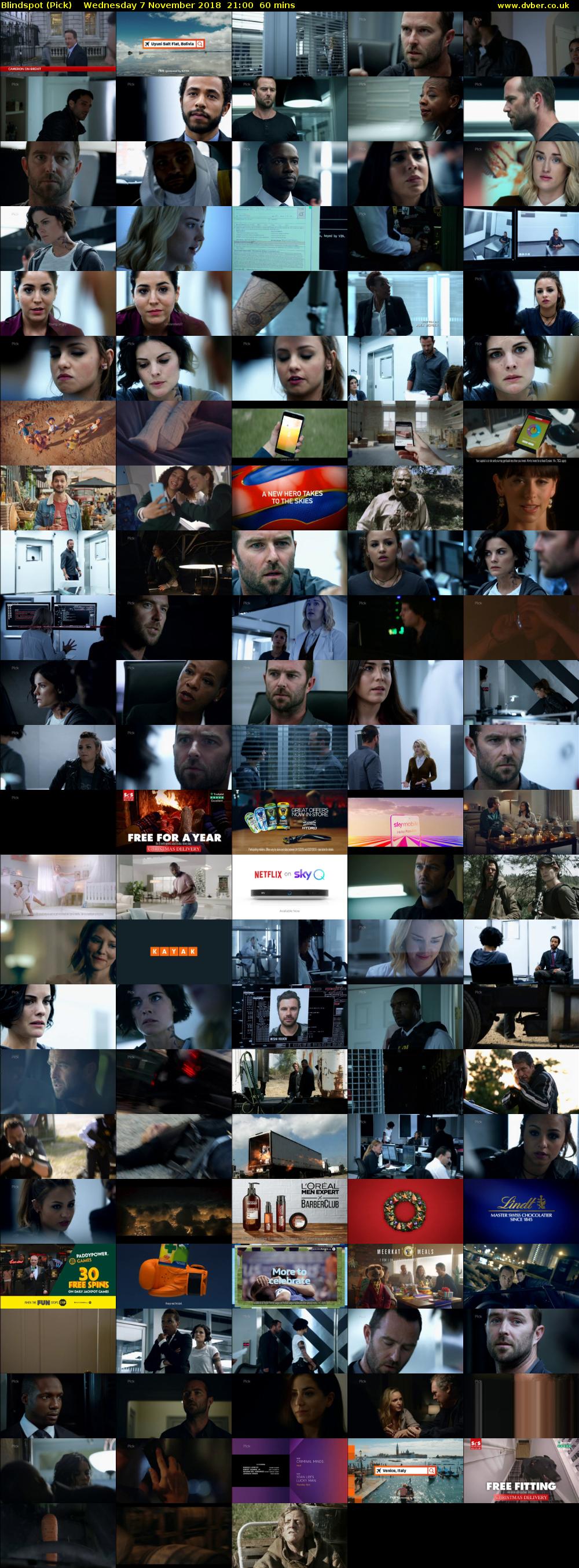 Blindspot (Pick) Wednesday 7 November 2018 21:00 - 22:00