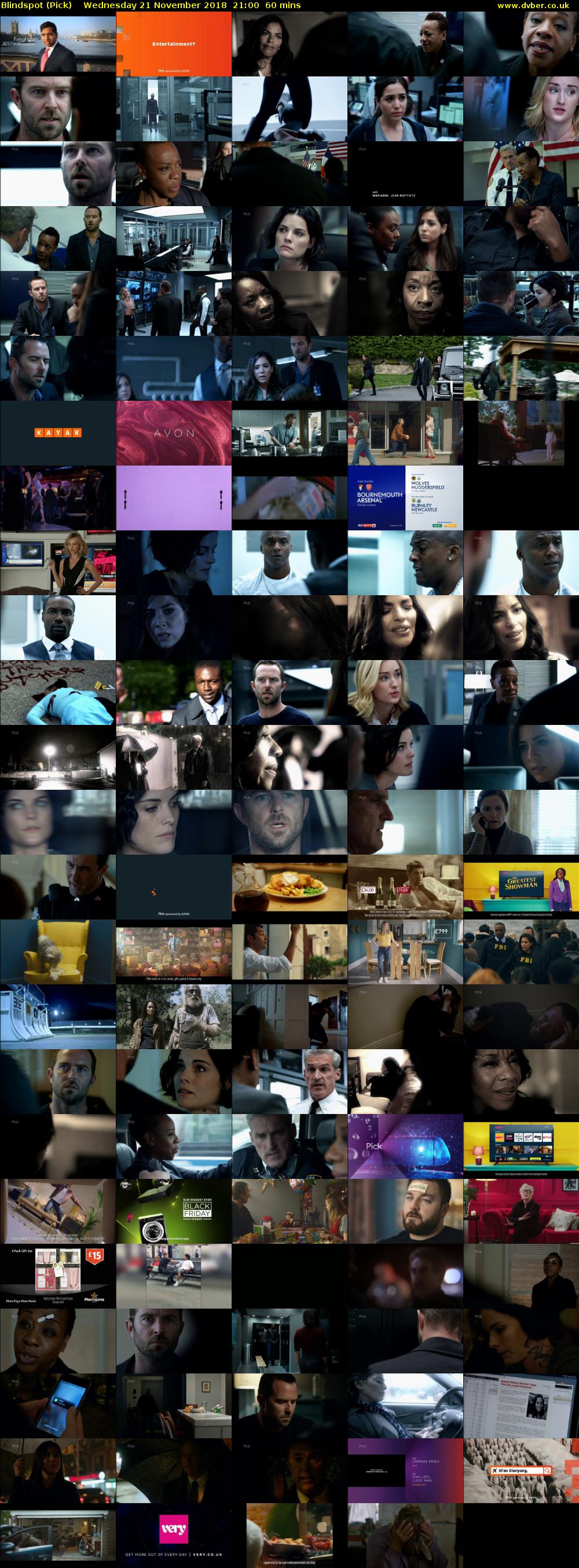 Blindspot (Pick) Wednesday 21 November 2018 21:00 - 22:00
