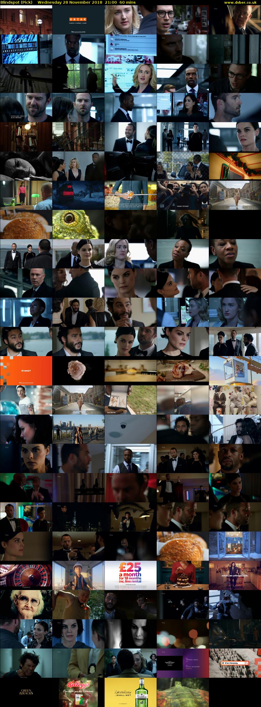 Blindspot (Pick) Wednesday 28 November 2018 21:00 - 22:00