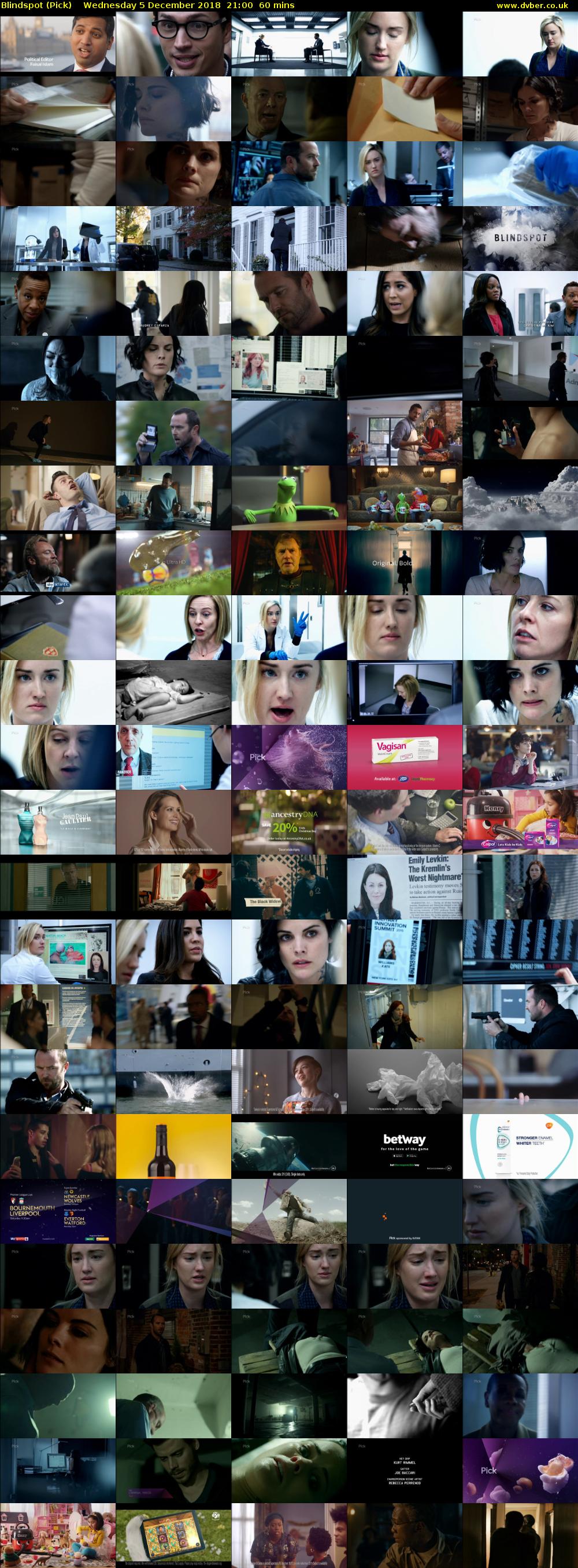 Blindspot (Pick) Wednesday 5 December 2018 21:00 - 22:00