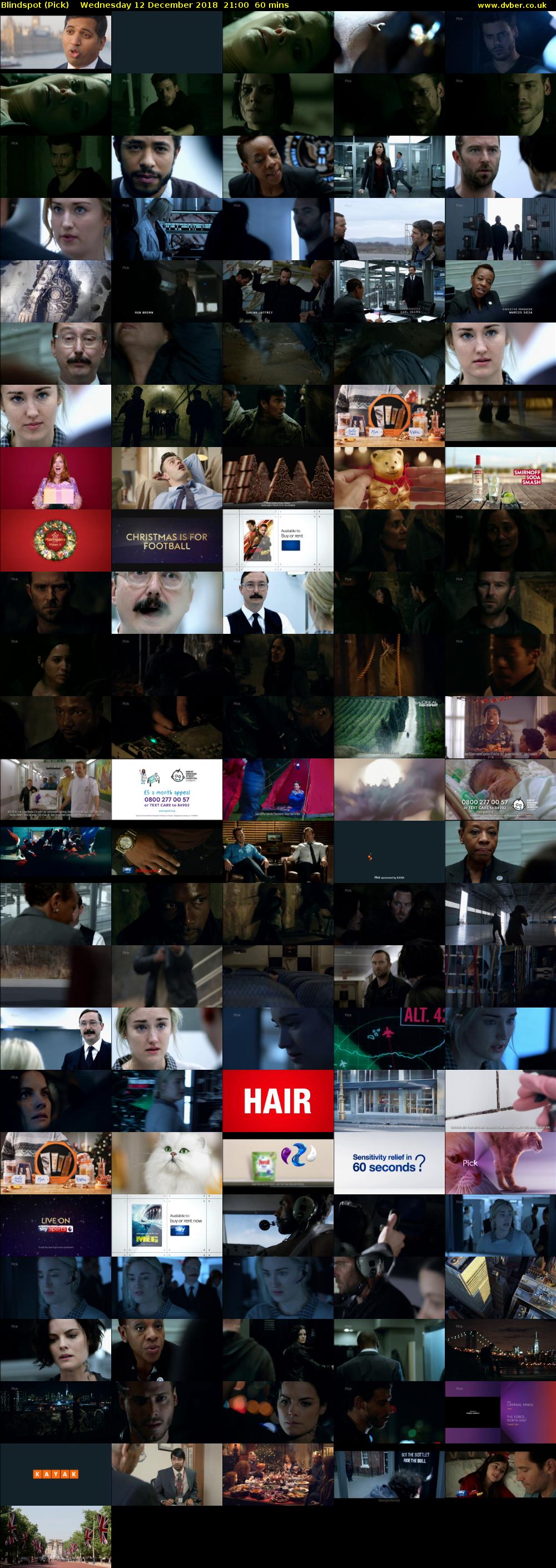 Blindspot (Pick) Wednesday 12 December 2018 21:00 - 22:00