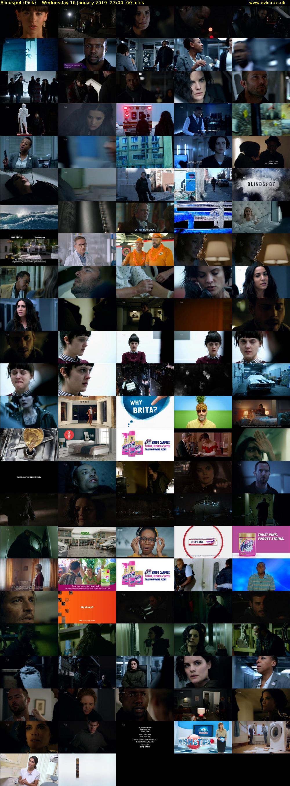 Blindspot (Pick) Wednesday 16 January 2019 23:00 - 00:00