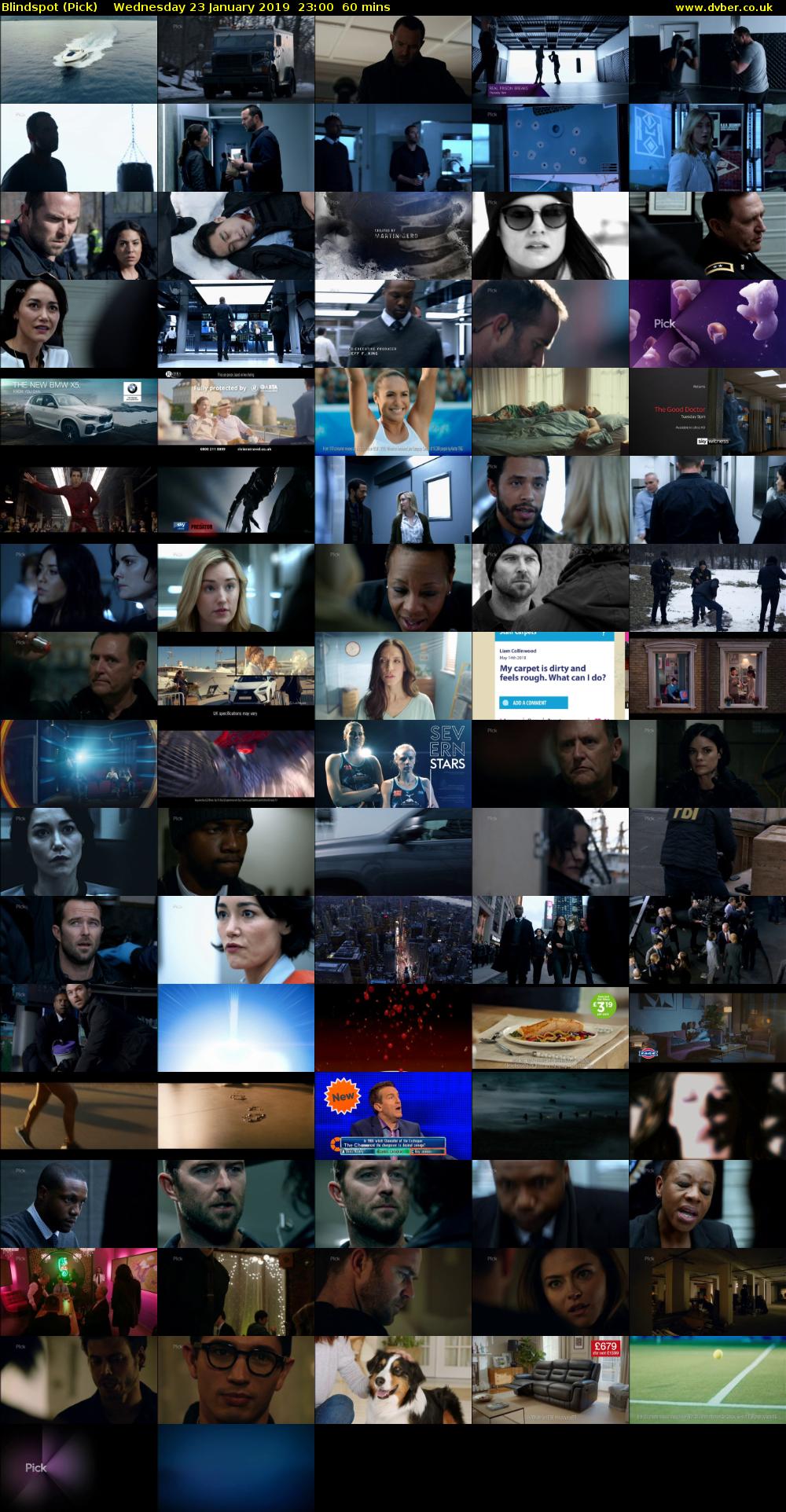 Blindspot (Pick) Wednesday 23 January 2019 23:00 - 00:00