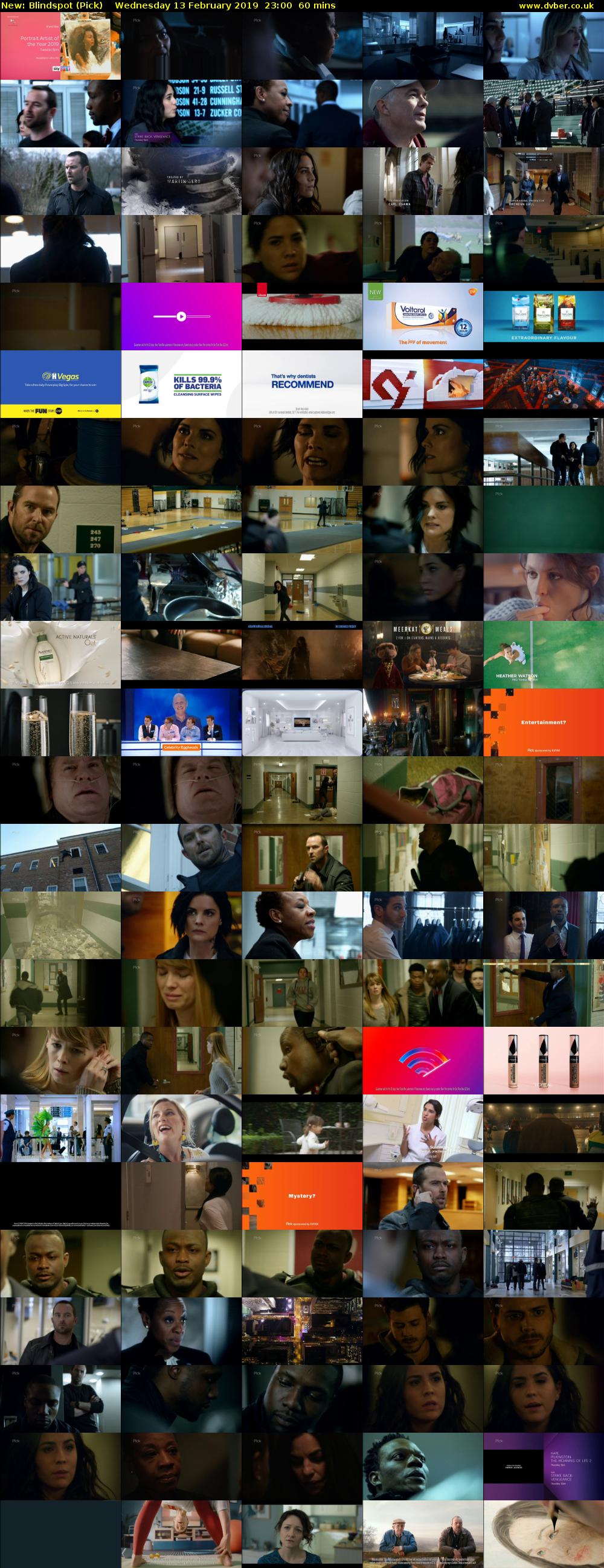 Blindspot (Pick) Wednesday 13 February 2019 23:00 - 00:00