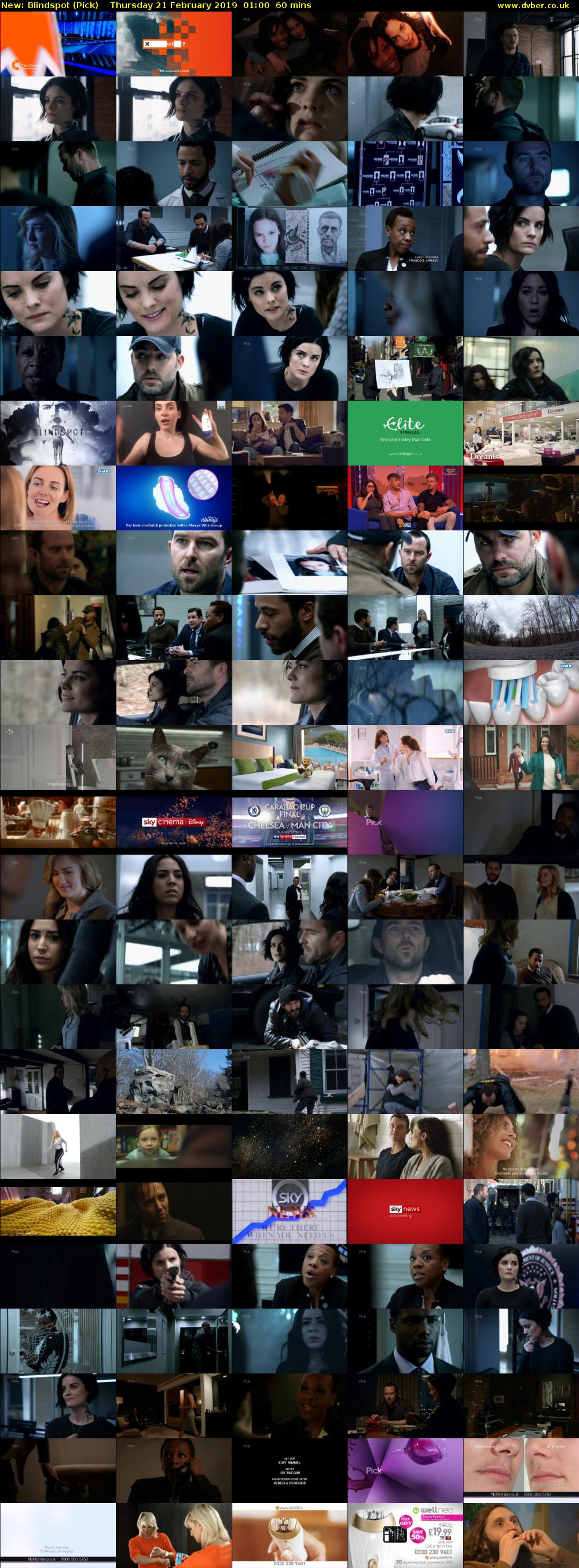 Blindspot (Pick) Thursday 21 February 2019 01:00 - 02:00