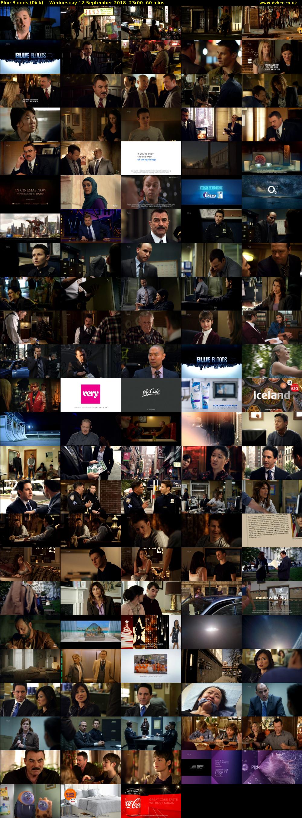 Blue Bloods (Pick) Wednesday 12 September 2018 23:00 - 00:00