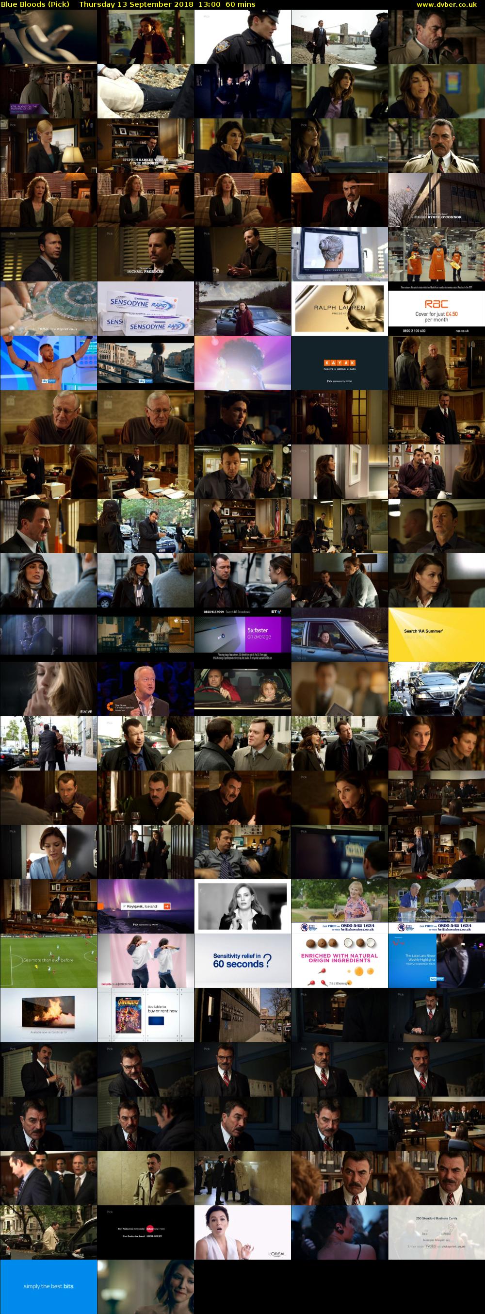 Blue Bloods (Pick) Thursday 13 September 2018 13:00 - 14:00