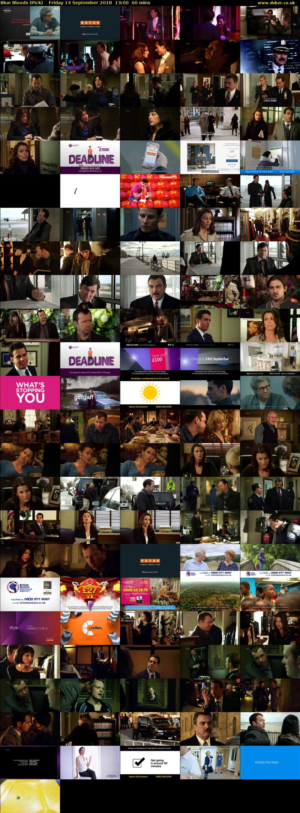 Blue Bloods (Pick) Friday 14 September 2018 13:00 - 14:00
