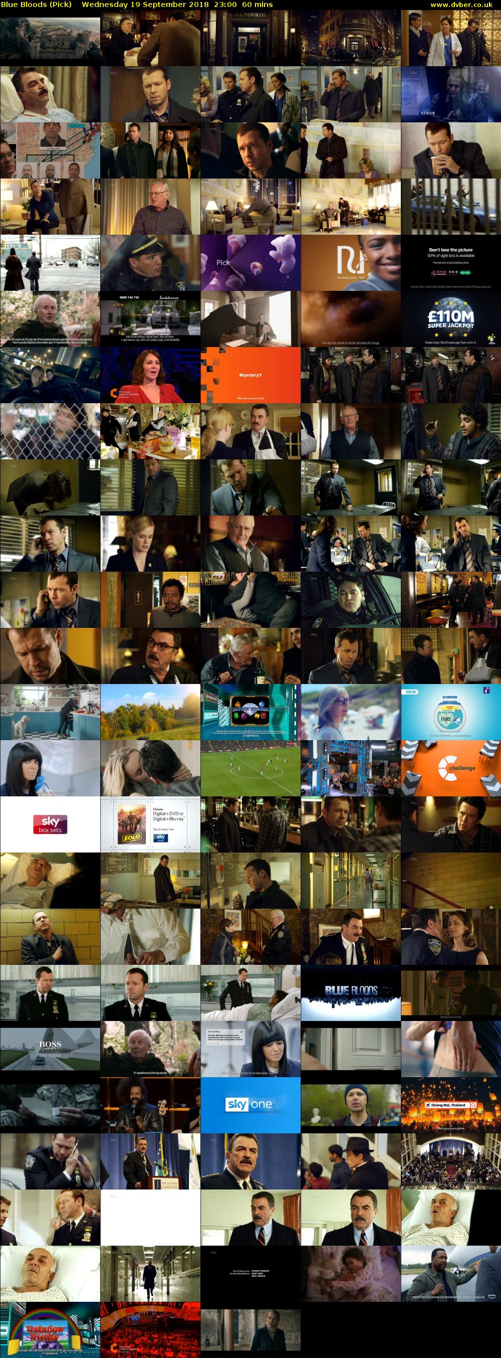 Blue Bloods (Pick) Wednesday 19 September 2018 23:00 - 00:00