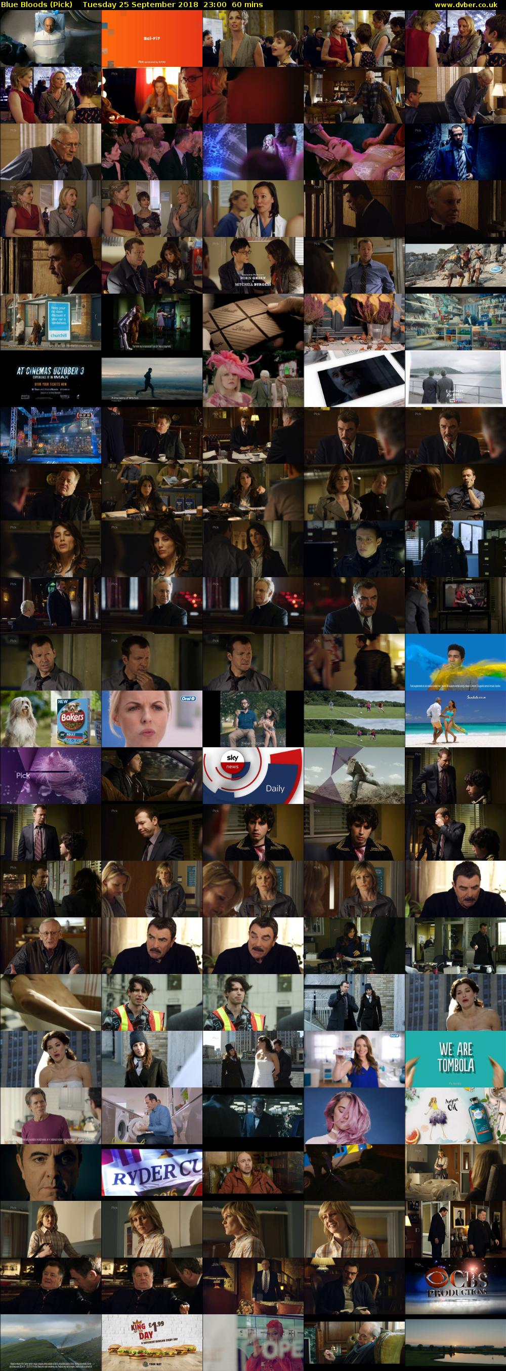 Blue Bloods (Pick) Tuesday 25 September 2018 23:00 - 00:00