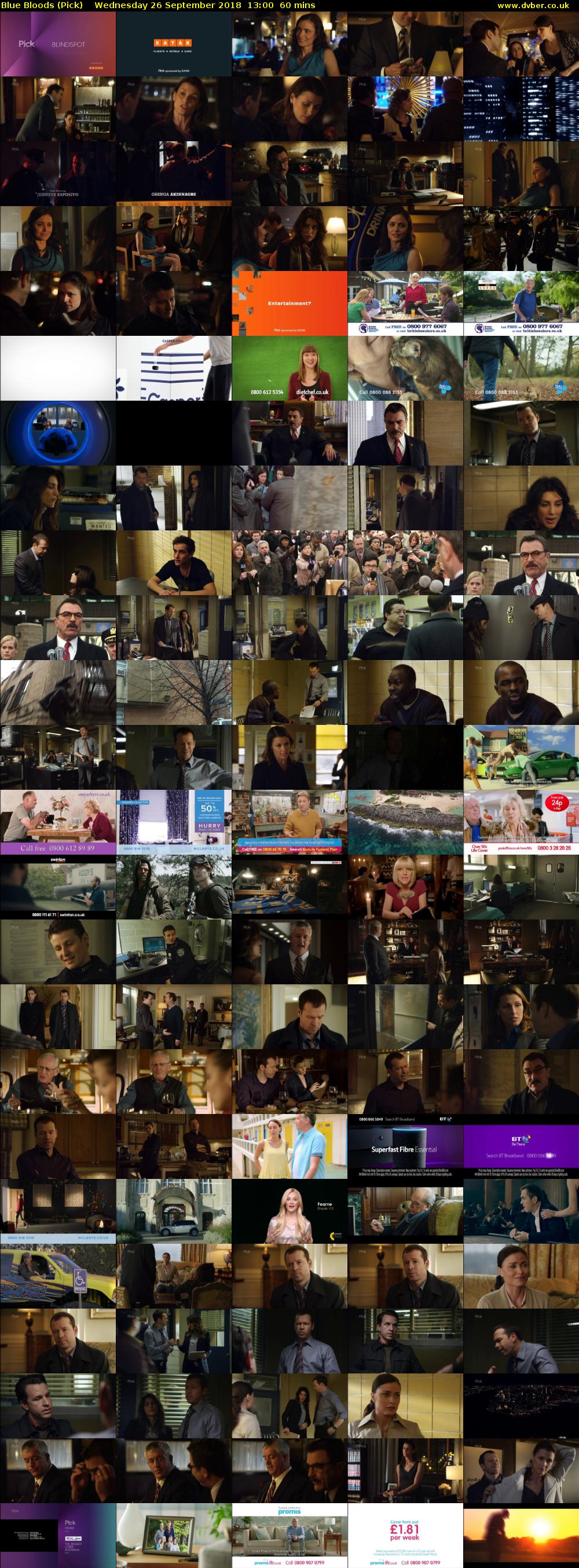 Blue Bloods (Pick) Wednesday 26 September 2018 13:00 - 14:00