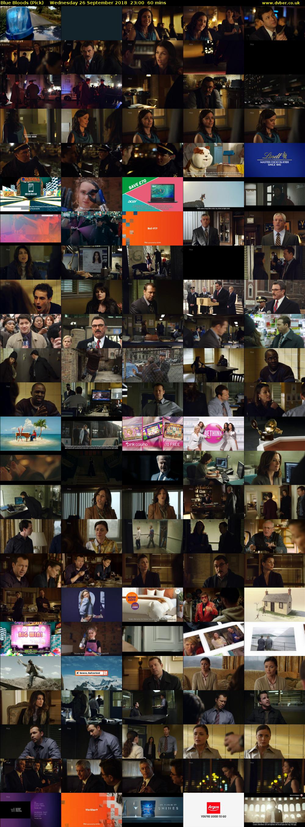 Blue Bloods (Pick) Wednesday 26 September 2018 23:00 - 00:00