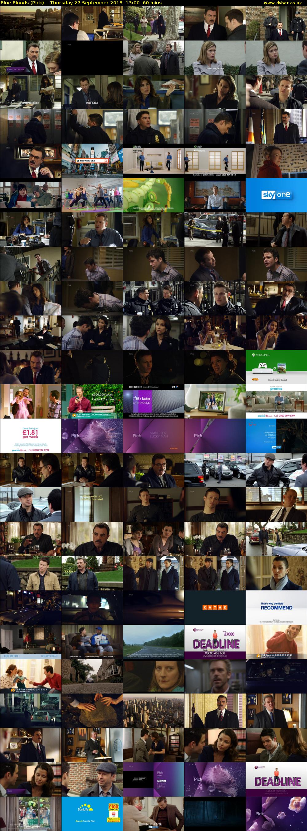 Blue Bloods (Pick) Thursday 27 September 2018 13:00 - 14:00