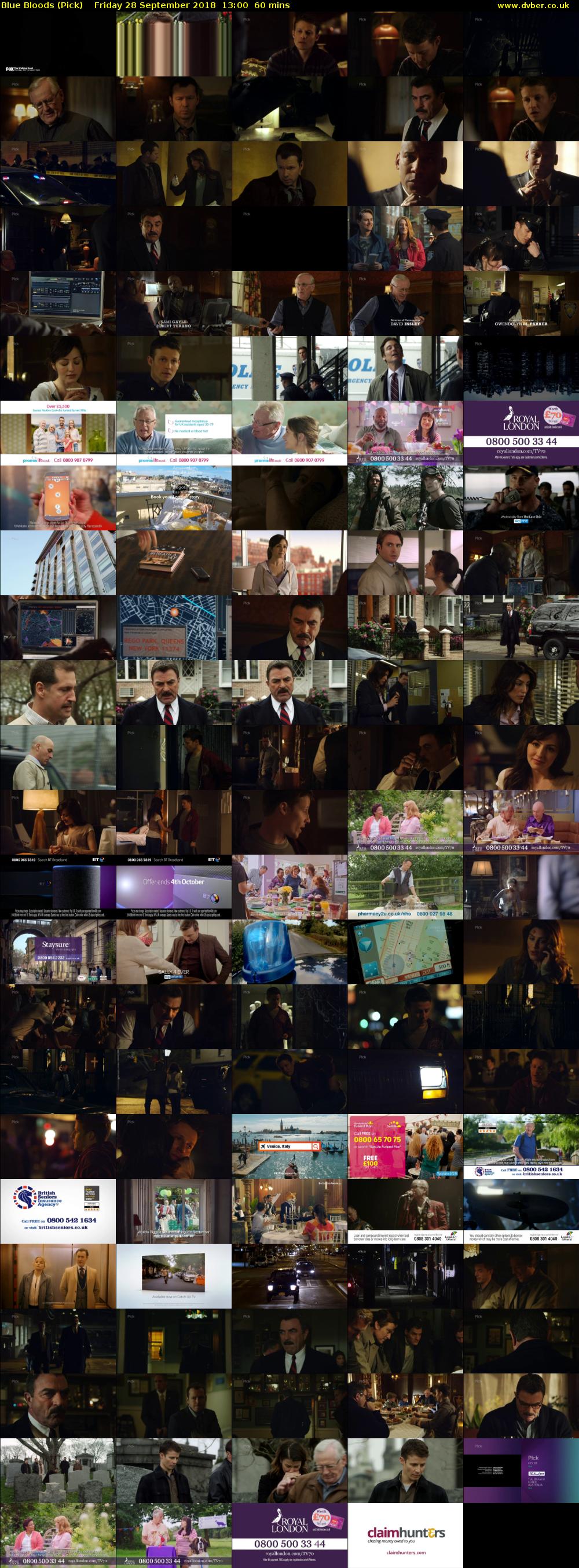 Blue Bloods (Pick) Friday 28 September 2018 13:00 - 14:00