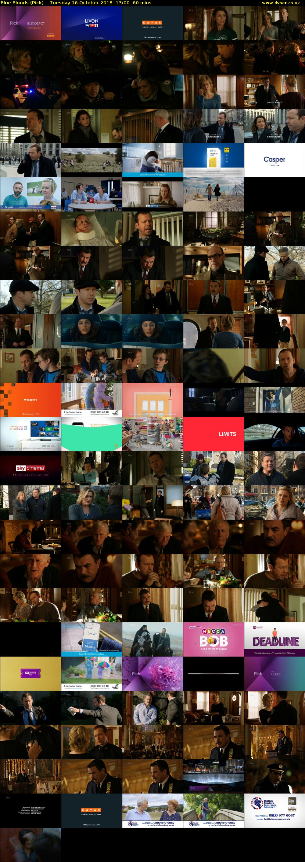 Blue Bloods (Pick) Tuesday 16 October 2018 13:00 - 14:00
