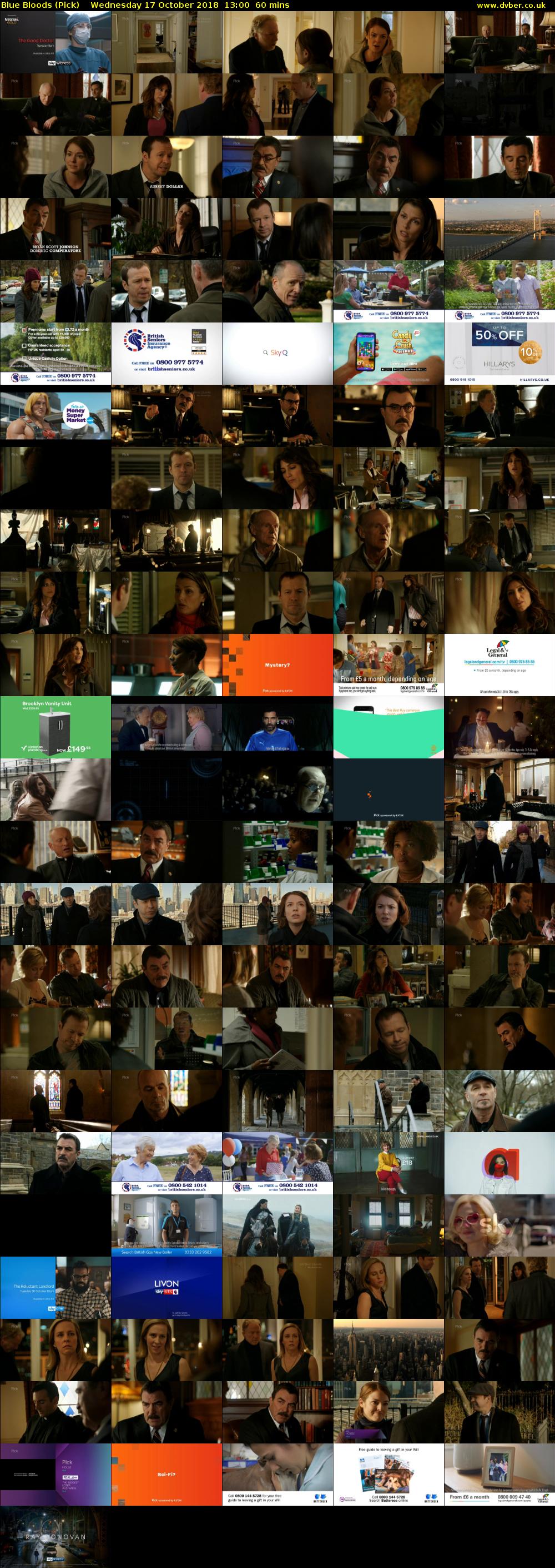 Blue Bloods (Pick) Wednesday 17 October 2018 13:00 - 14:00