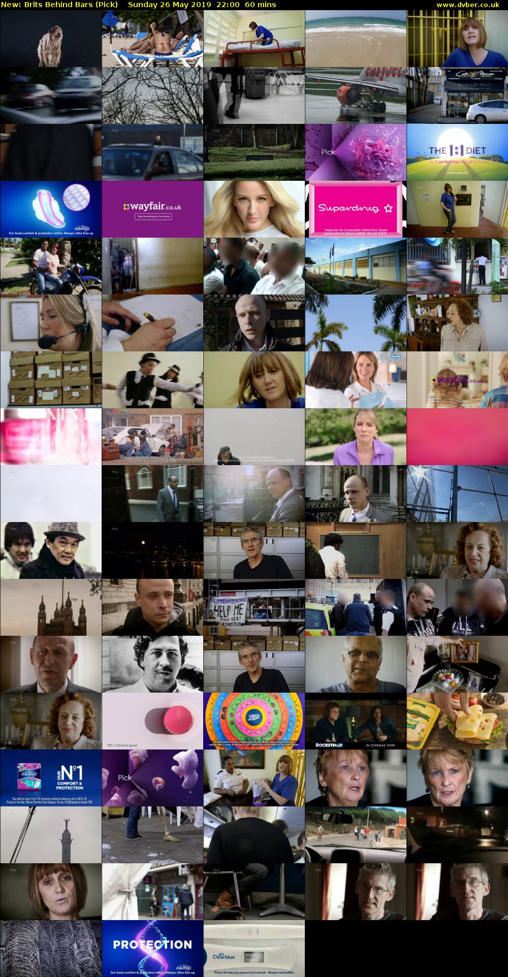 Brits Behind Bars (Pick) Sunday 26 May 2019 22:00 - 23:00