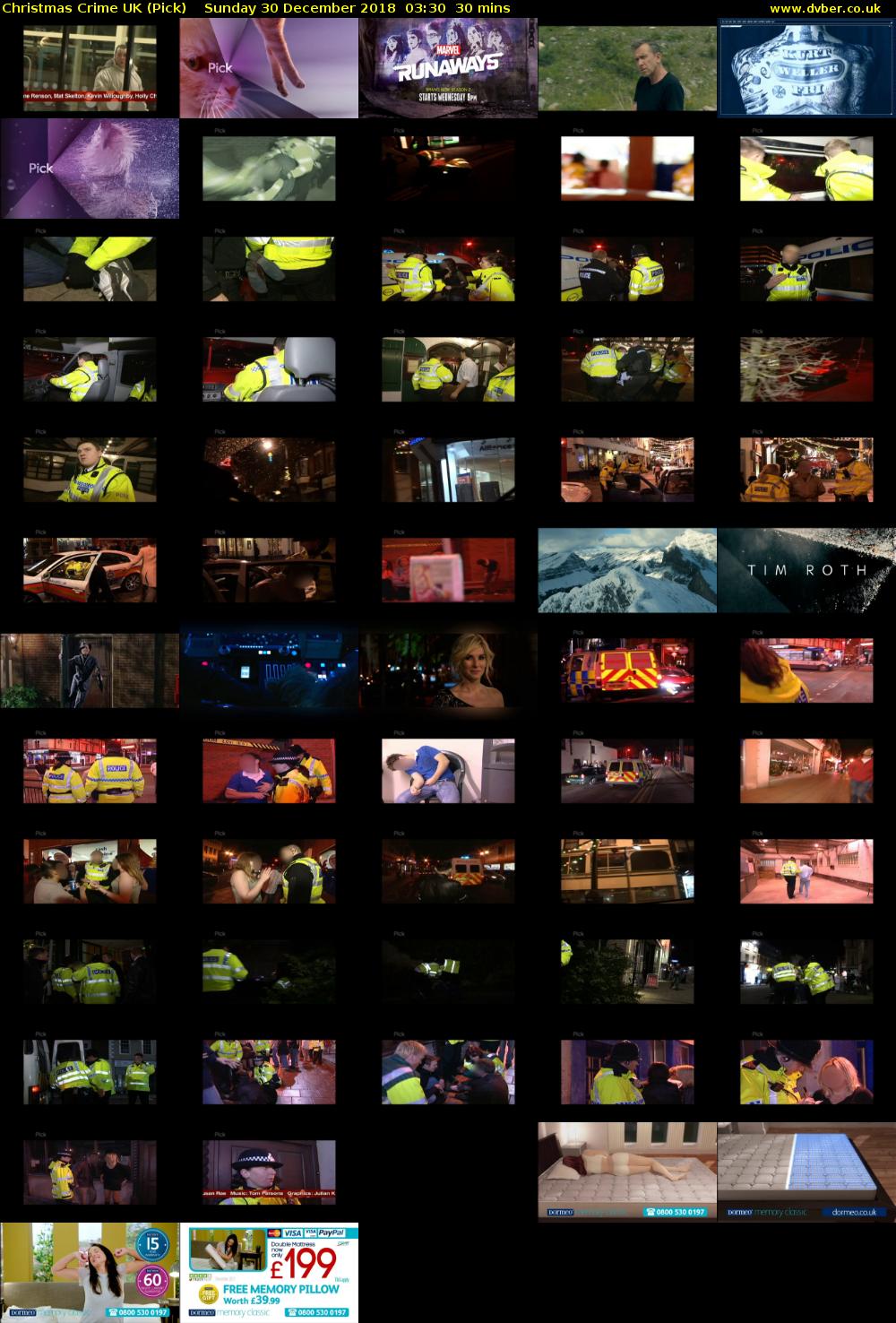 Christmas Crime UK (Pick) Sunday 30 December 2018 03:30 - 04:00