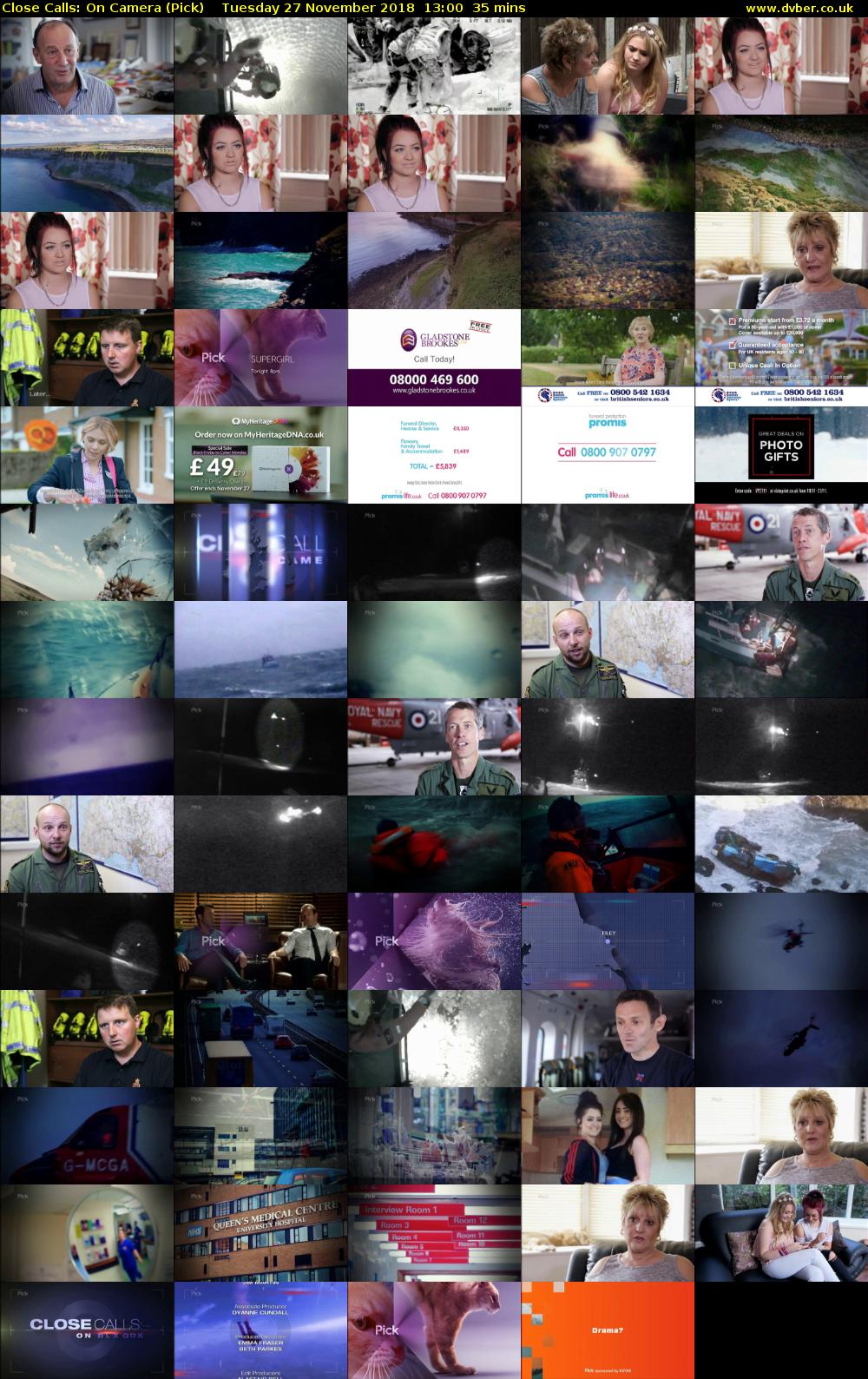 Close Calls: On Camera (Pick) Tuesday 27 November 2018 13:00 - 13:35