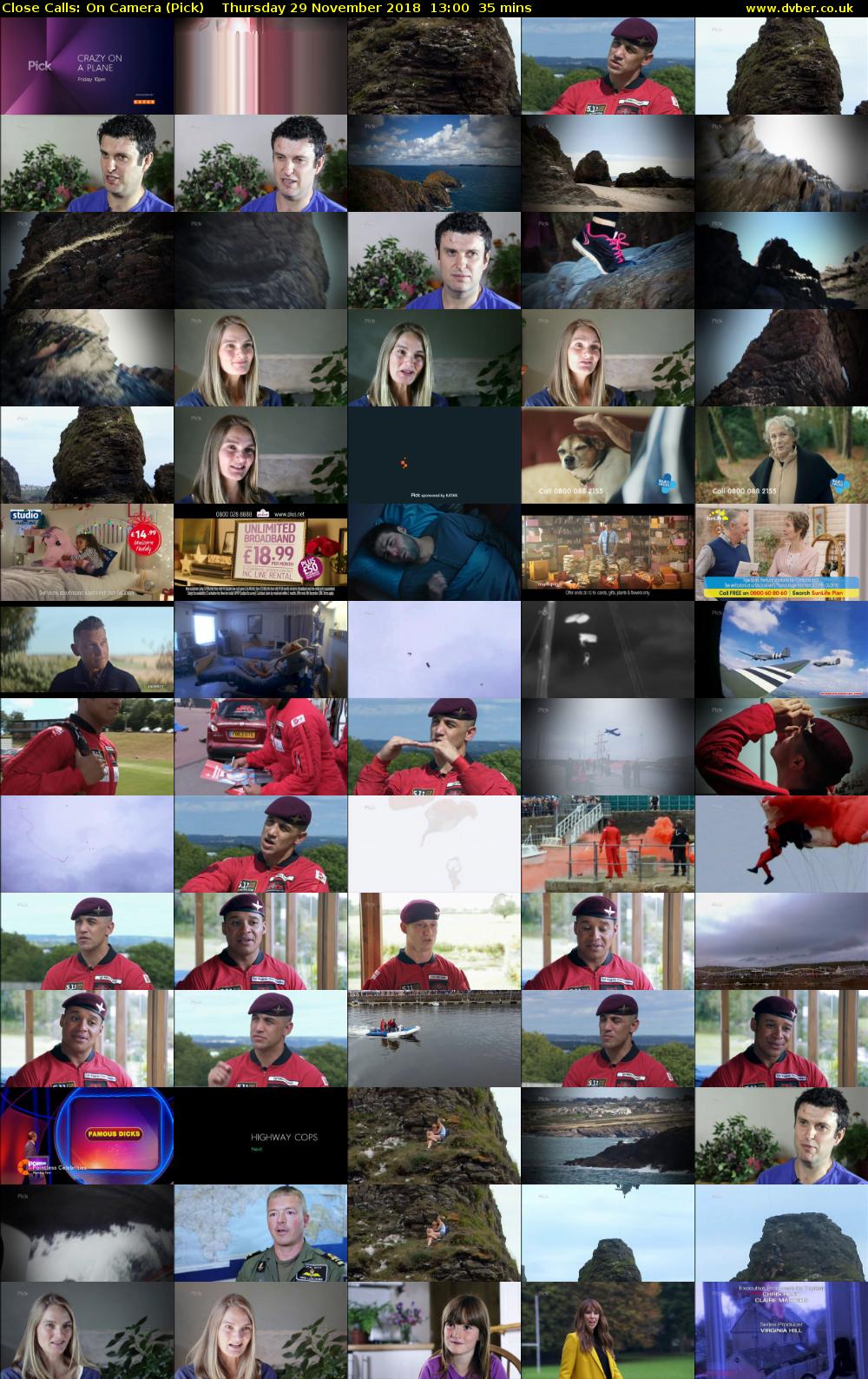 Close Calls: On Camera (Pick) Thursday 29 November 2018 13:00 - 13:35