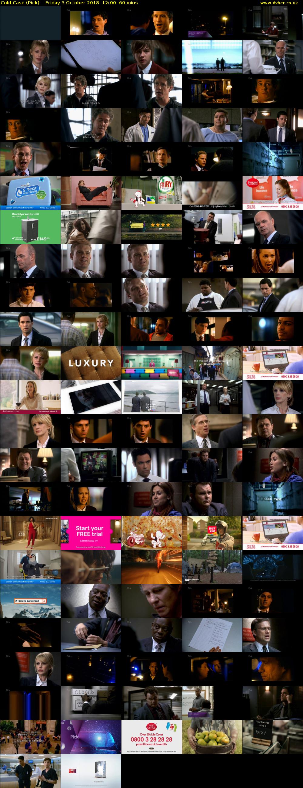 Cold Case (Pick) Friday 5 October 2018 12:00 - 13:00