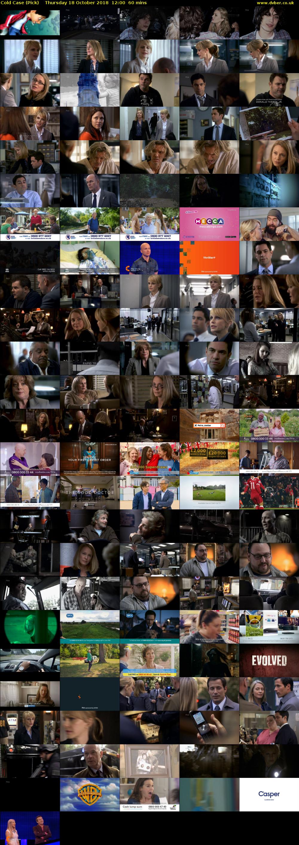 Cold Case (Pick) Thursday 18 October 2018 12:00 - 13:00