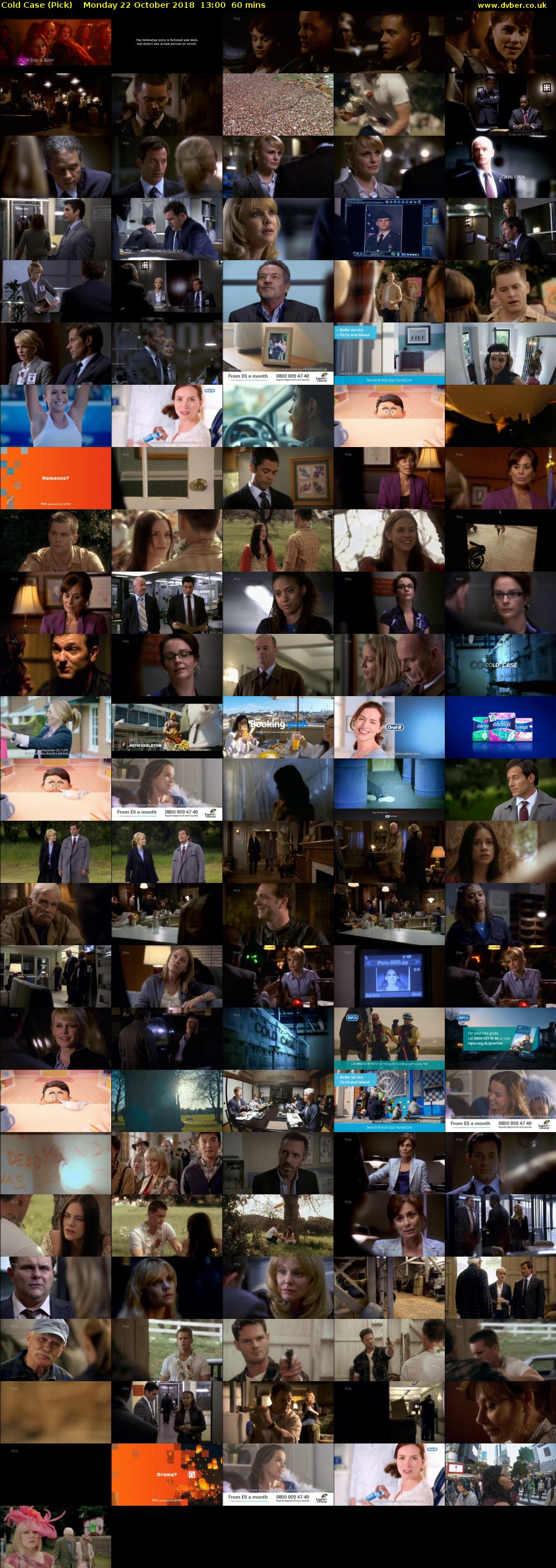 Cold Case (Pick) Monday 22 October 2018 13:00 - 14:00