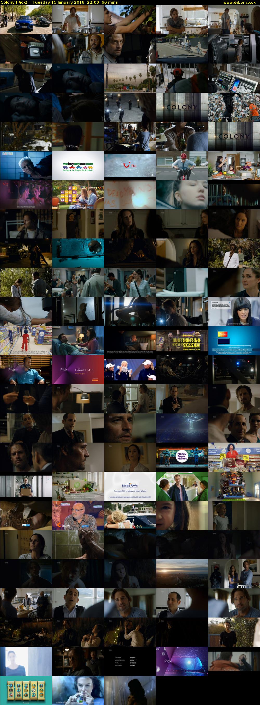 Colony (Pick) Tuesday 15 January 2019 22:00 - 23:00