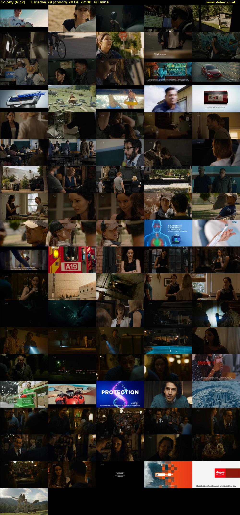 Colony (Pick) Tuesday 29 January 2019 22:00 - 23:00