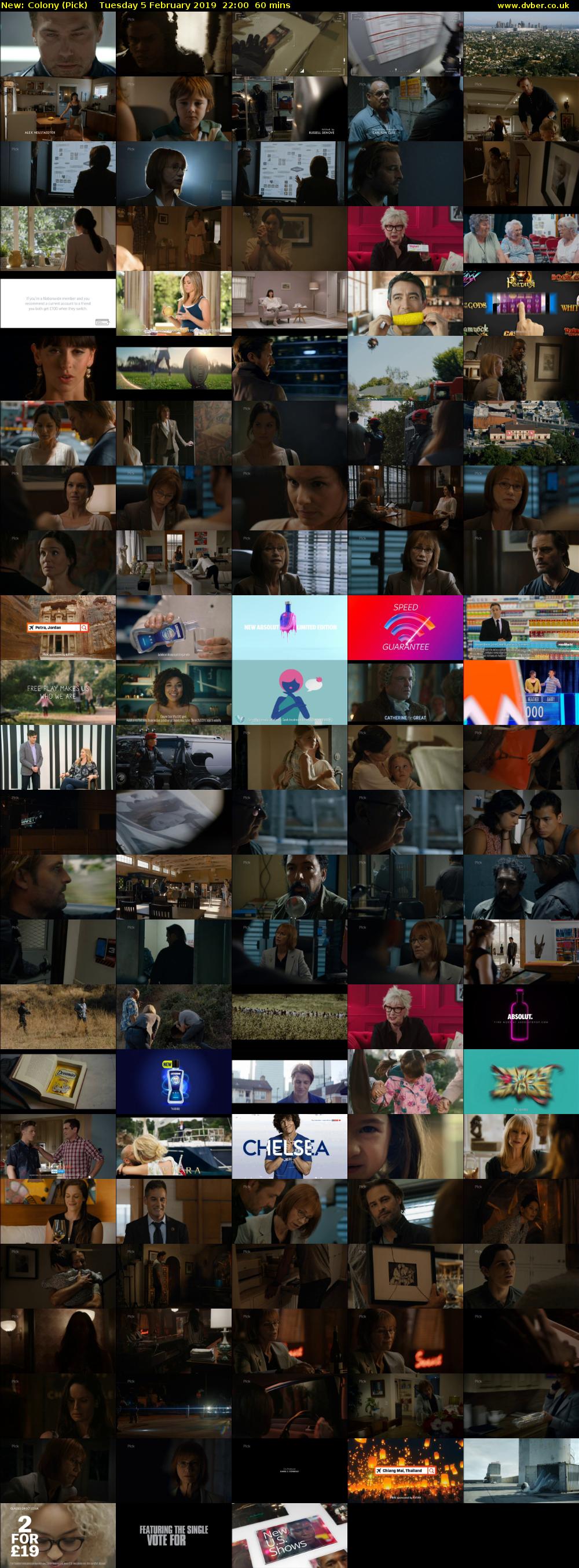 Colony (Pick) Tuesday 5 February 2019 22:00 - 23:00