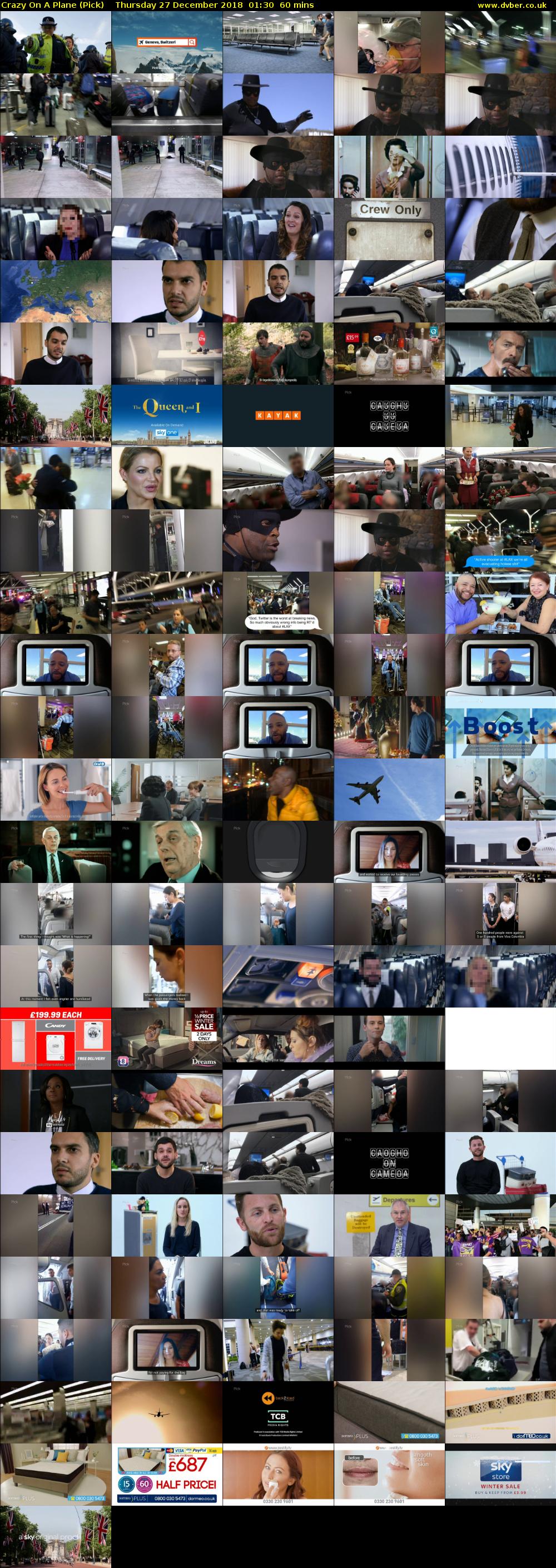 Crazy On A Plane (Pick) Thursday 27 December 2018 01:30 - 02:30