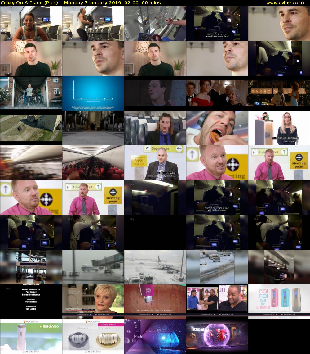 Crazy On A Plane (Pick) Monday 7 January 2019 02:00 - 03:00