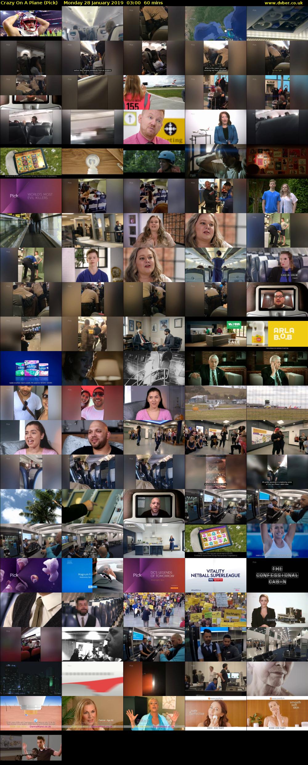 Crazy On A Plane (Pick) Monday 28 January 2019 03:00 - 04:00