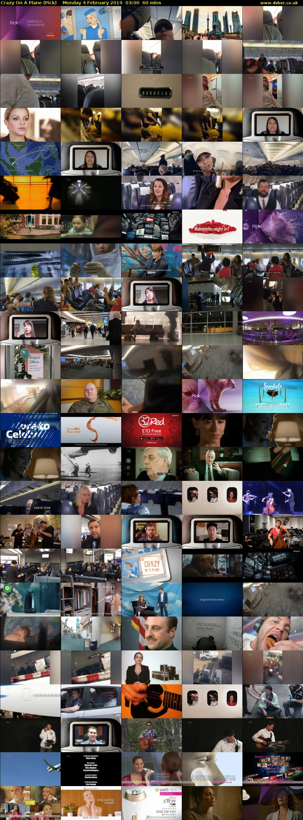 Crazy On A Plane (Pick) Monday 4 February 2019 03:00 - 04:00