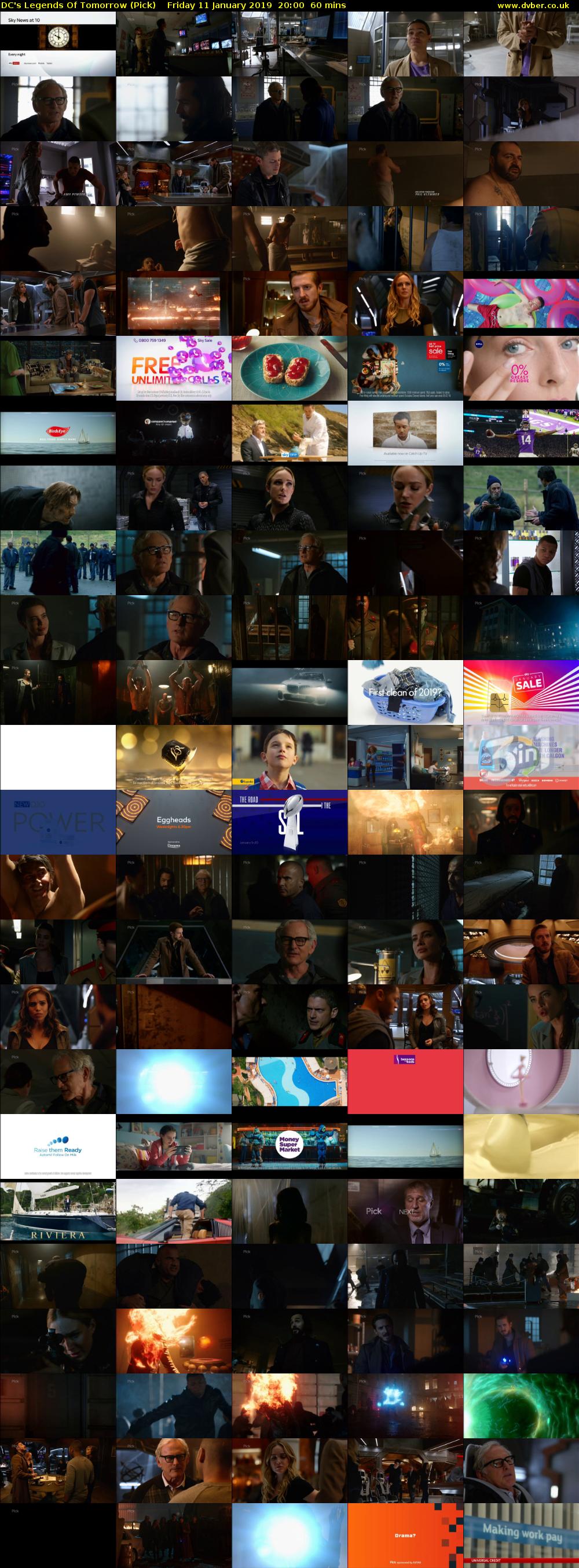 DC's Legends Of Tomorrow (Pick) Friday 11 January 2019 20:00 - 21:00