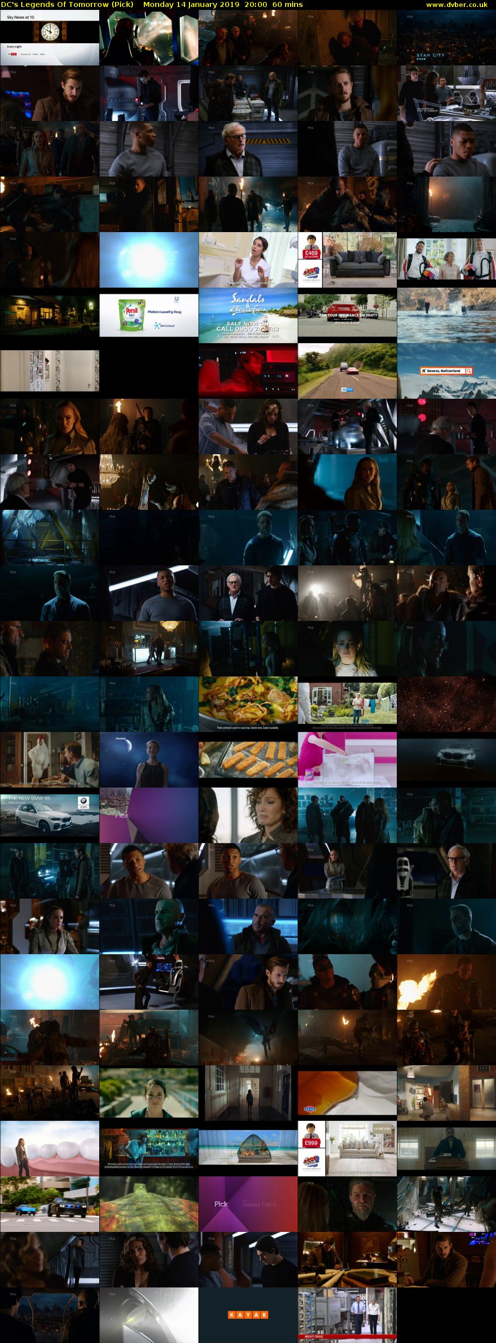 DC's Legends Of Tomorrow (Pick) Monday 14 January 2019 20:00 - 21:00