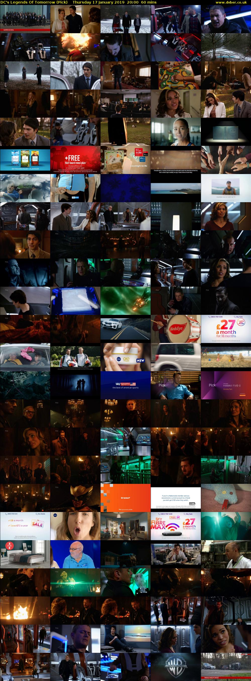 DC's Legends Of Tomorrow (Pick) Thursday 17 January 2019 20:00 - 21:00