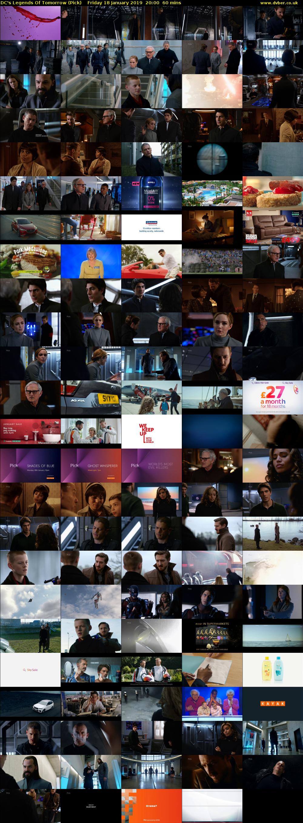 DC's Legends Of Tomorrow (Pick) Friday 18 January 2019 20:00 - 21:00