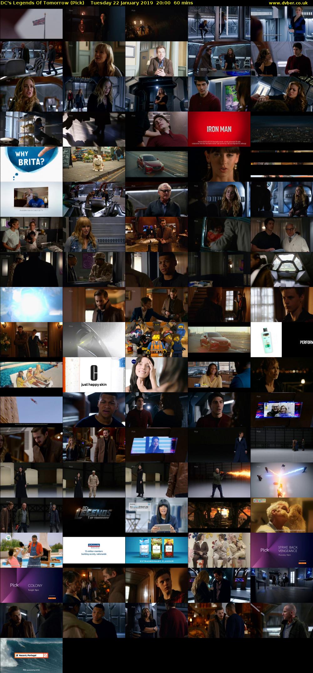 DC's Legends Of Tomorrow (Pick) Tuesday 22 January 2019 20:00 - 21:00