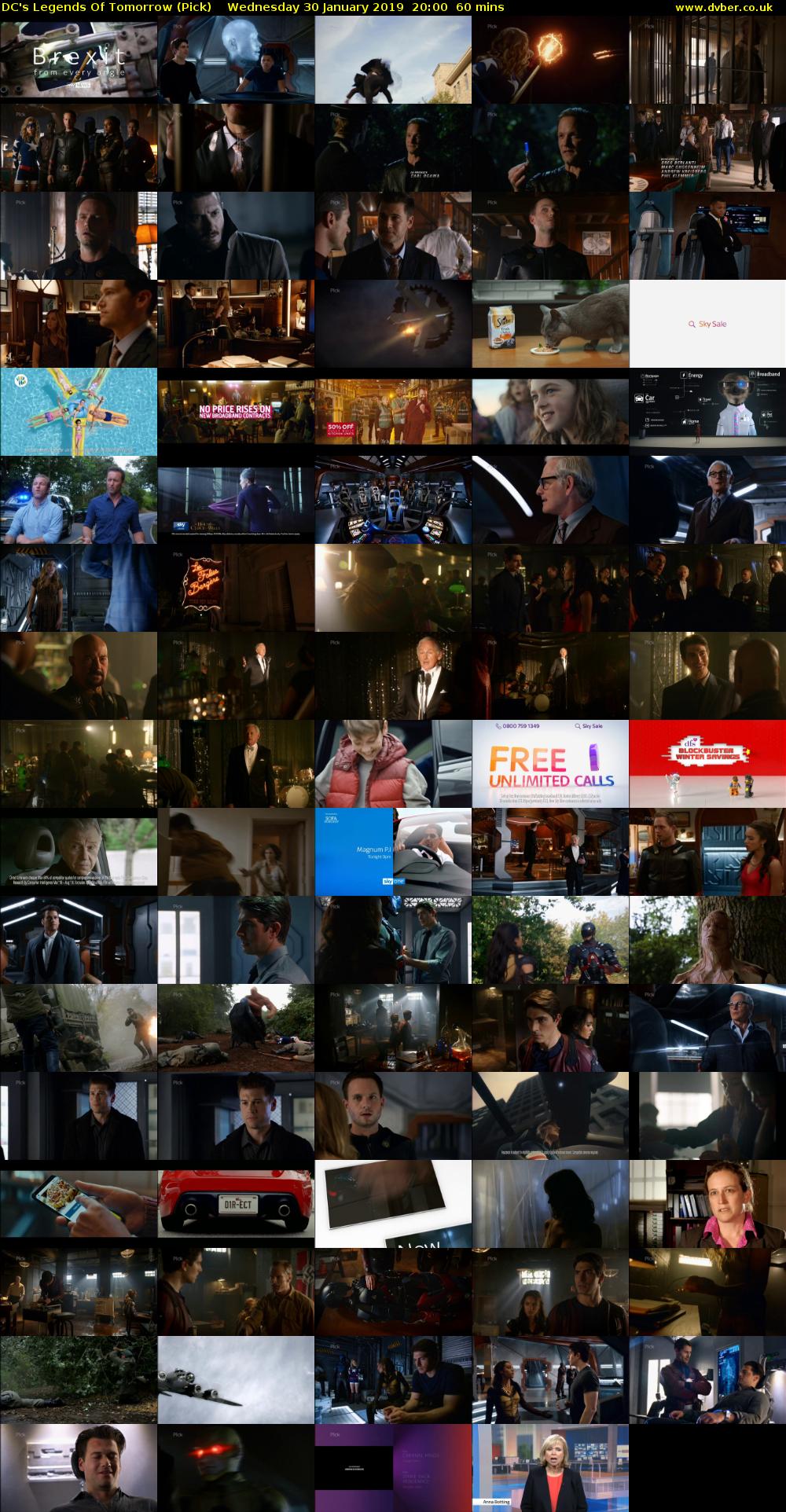 DC's Legends Of Tomorrow (Pick) Wednesday 30 January 2019 20:00 - 21:00